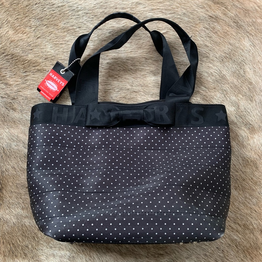 RARE!! Harvey’s Large Dottie Boat Tote